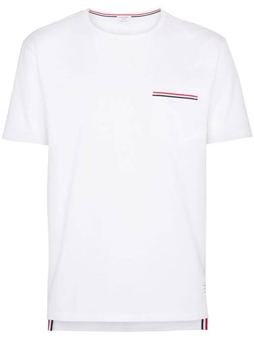 T-shirt con banda RWB THOM BROWNE | MJS010A01454100